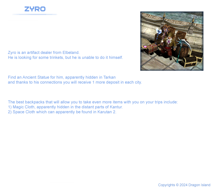 Zyro Quest Details